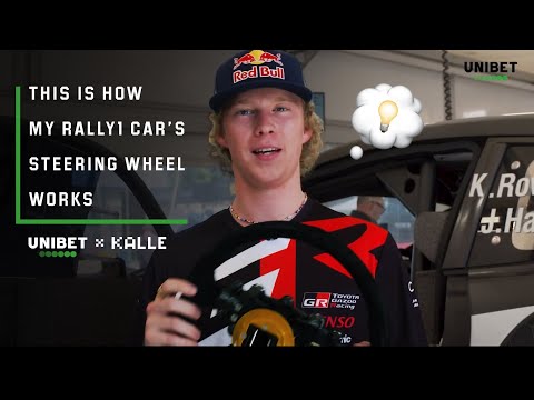 This Is How My Rally Car's Steering Wheel Works - UNIBET x KALLE