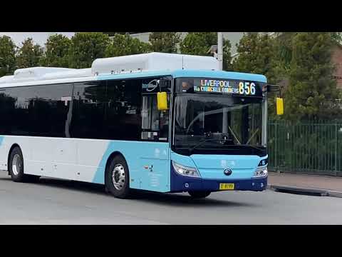 Interline Bus Services m/o 8199 - Yutong E12 ZK6131HGE at Liverpool