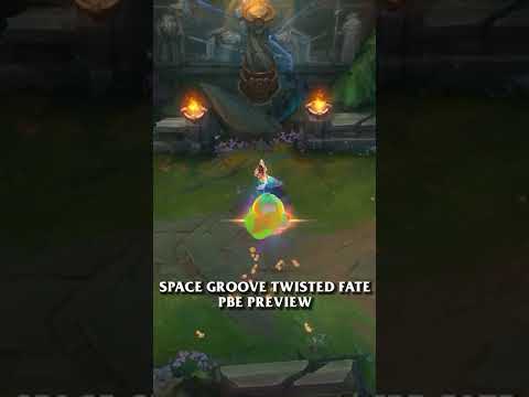New Skin! Space Groove Twisted Fate #leagueoflegends #shorts #youtubeshorts #gaming #games