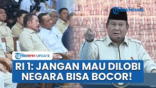 Pesan Tegas Prabowo ke Jaksa, Sebut Bocornya Kekayaan Negara Bisa Berujung Kolaps: Jangan Mau Dilobi