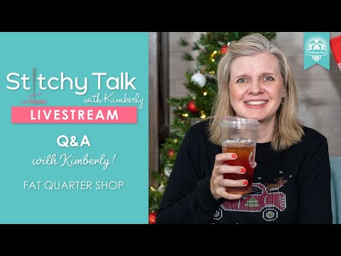 LIVE: Cross Stitch Q&A with Kimberly! - Stitchy Talk #23