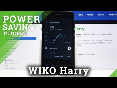 WIKO Harry – Activate & Use Power Saving Mode