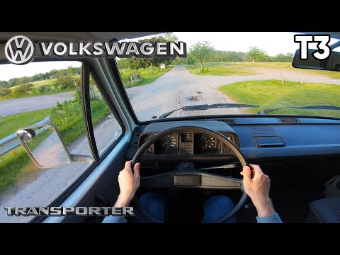 1987 Volkswagen T3 Transporter (112 HP) POV Test Drive | Walkaround, 0-100, Highway