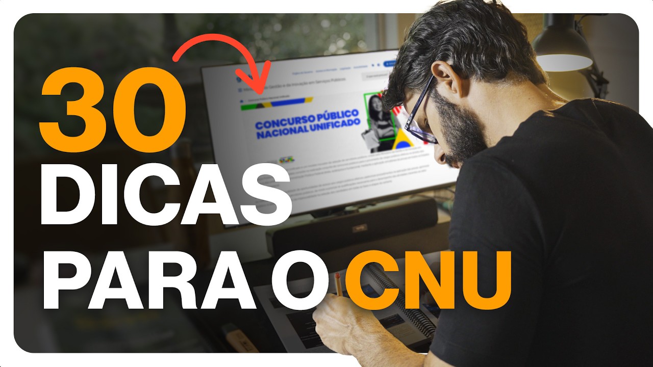 Como Estudar Para o CONCURSO NACIONAL UNIFICADO - (30 Dicas)