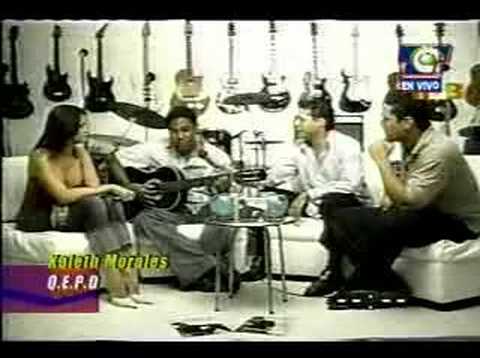 Entrevista (cantando Cuatro Rosas) Kaleth Morales