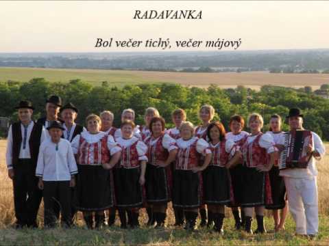 Radavanka - Bol večer tichý, večer májový