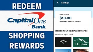 How to Redeem Capital ONE shopping rewards (Best Method)
