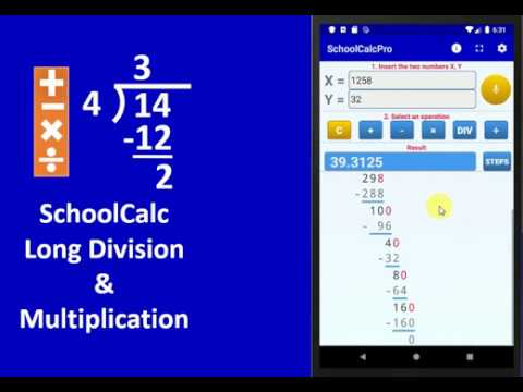 Long Division Calculator Video