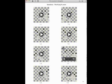Pre Course in Draughts promo video