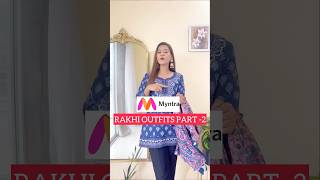 Rakhi outfits from myntra #youtubeshorts #haul #myntra #myntrahaul #rakhi #rakhioutfitideas #shorts