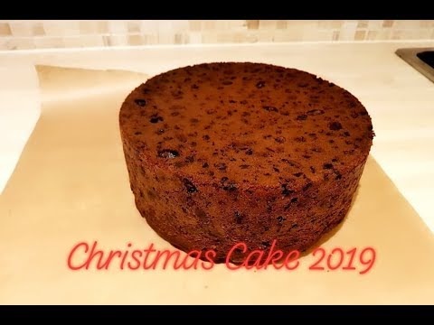 How To Make an 8 inch Traditional British Christmas Cake Tutorial 2019