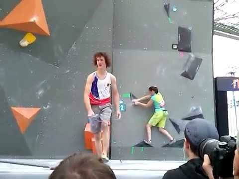 Adam Ondra - Halbfinal Boulder 2 - IFSC Climbing World Championships Munich 2014
