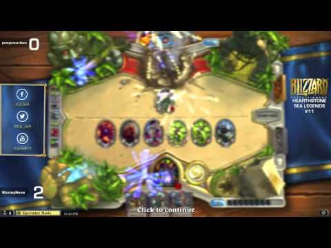 Hearthstone - WaningMoon vs pewpewurface - SEA Legends - Season 11 - Round of 32