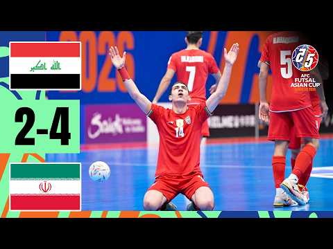 IR IRAN come back twice to reach another final! | Iraq - IR Iran | Highlights AFC Futsal Asian Cup™