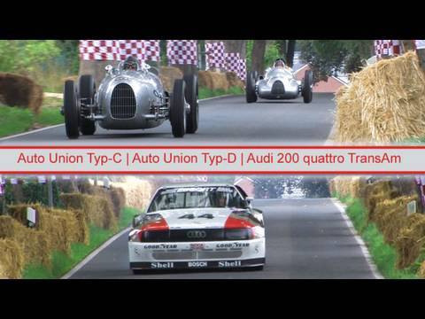 Schloß Dyck Classic Days 2010 - Auto Union Typ-C / typ-D und Audi quattro TransAm