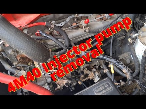 Mitsubishi Pajero/Montero/Shogun/Triton injector pump removal