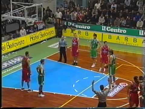 Cordivari Roseto - Benetton Treviso 89-76 [serie A1 2000/2001]