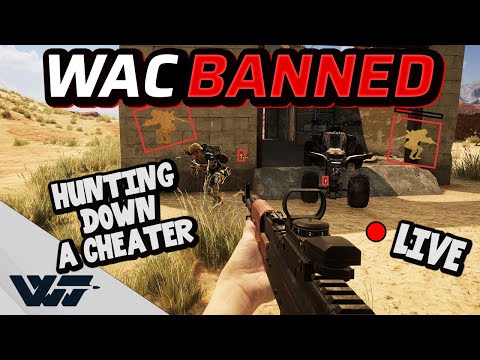 WAC BANNED – Hunting down a CHEATER in a LIVE GAME – PUBG