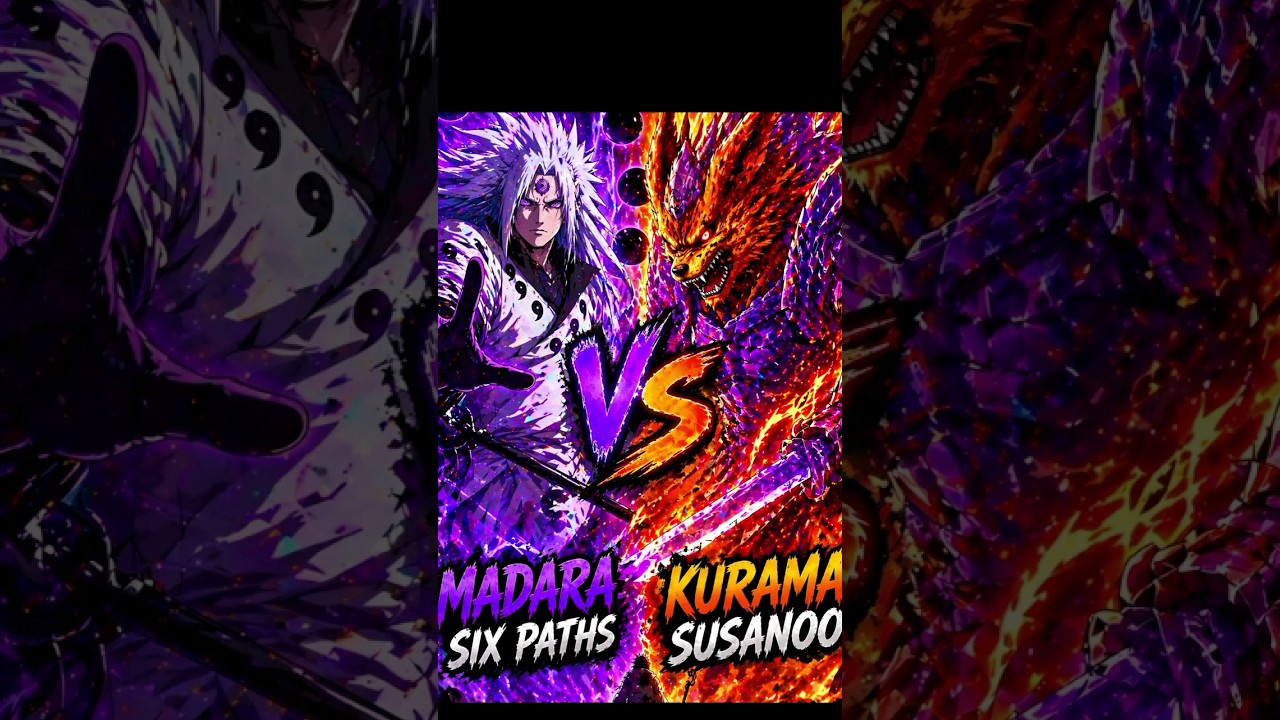 Madara Six Paths vs Kurama Susanoo 😈 Who Is The REAL GOD? (Shocking Fight)
