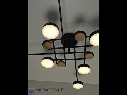 Миниатюра изображения товара Потолочный светильник Mirastyle SX-N-8996/8 BK
