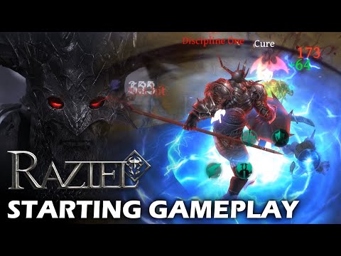 Raziel: Dungeon Arena - Official launch starting gameplay
