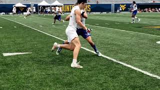 Top247 ATH Rodney Gallagher at WVU 7on7