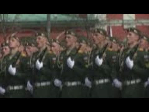 Victory Day parade rehearsal on Moscow's Red Square