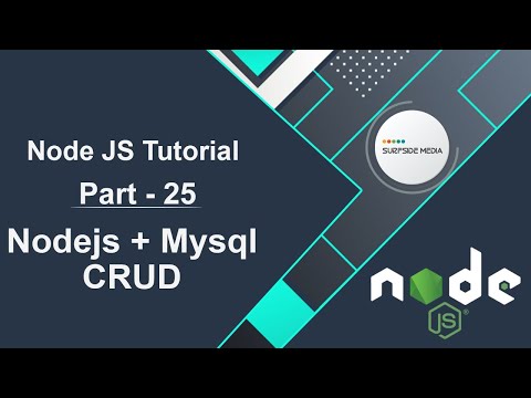 Node JS Tutorial Nodejs Mysql CRUD