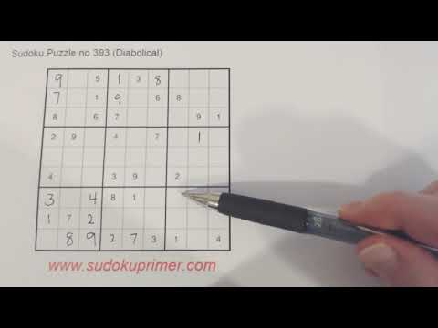 Sudoku Primer 126 - diabolical puzzle by Andrew Reid