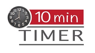 10 min TIMER with Alarm | countdown | Stopwatch ten minutes