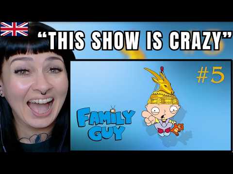 British Girl Reacts to the MORE of the FUNNIEST Family Guy Moments