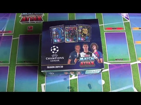 4 Club 100 Karten im Match Attax Champions League 19/20 Display Unboxing!!!