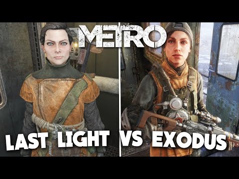 Metro Exodus vs Metro Last Light Redux Comparison
