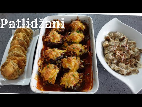 PATLIDŽANI  NA TRI NAČINA! SUPER IDEJE ZA ODLICAN RUČAK