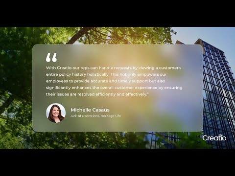Heritage Life Unlocks 5-Star Customer Service with Creatio
