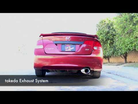 Takeda Axle-Back Exhaust 2006-2011 Honda Civic Si Sound Clip