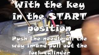 DIY How to Remove and Install Ignition Key Lock Cylinder-GMC Sierra/Silverado/Tahoe/Suburban