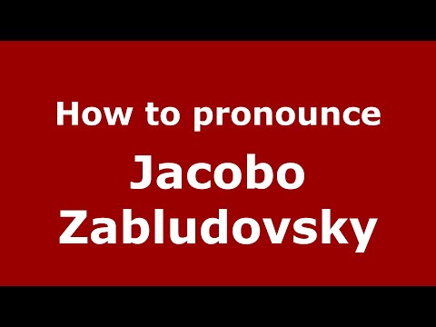 How to pronounce Jacobo Zabludovsky (Mexico/Mexican Spanish) - PronounceNames.com