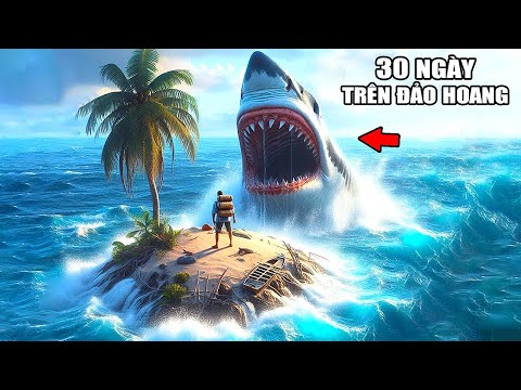I SURVIVED 30 DAYS STRANDED ON A DESERT ISLAND | STRANDED DEEP