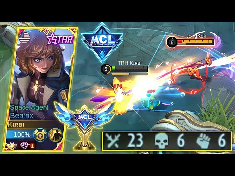 BEATRIX ONE SHOT IN MCL? (intense match) | TOP GLOBAL BEATRIX