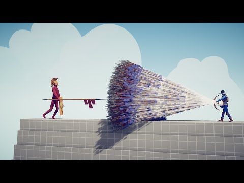 GIANT SPEARTON vs EVERY GOD - Totally Accurate Battle Simulator TABS