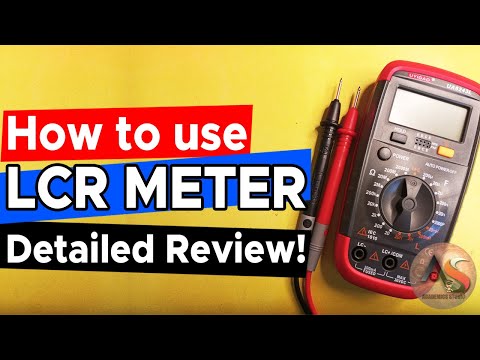 How to use LCR Meter | Detailed review | working testing with calibration in hindi urdu