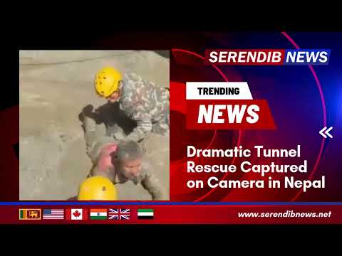 Dramatic Tunnel Rescue Captured on Camera in Nepal