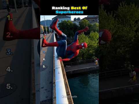 Ranking Best Of Superheroes (Part 5) #usa