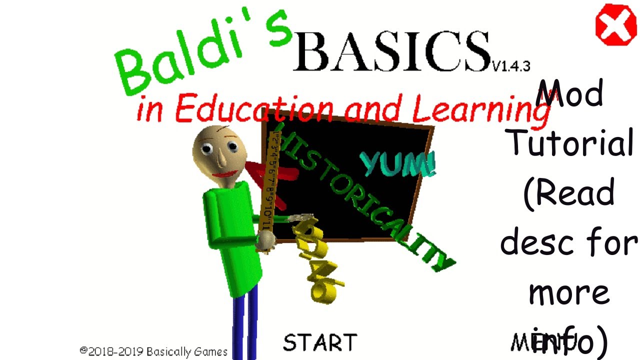 How to make a Baldi's Basics Mod PT1: Changing Textures