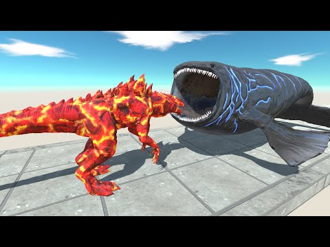 New Monster  Zilla Lava Vs Team Monster Bloop Death run - Animal Revolt Battle Simulator
