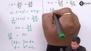 Problem No  3 on Velocity Potential Function and Streamline Function - Fluid Mechanics 1
