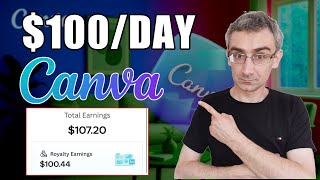 How to Make Money with Canva as a Beginner: $100 Per Day Potential thumbnail