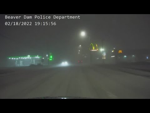 Beaver Dam Police Squad video snow squall