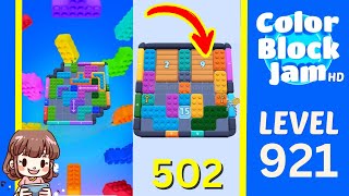 Solution du Niveau 921 de Color Block Jam
